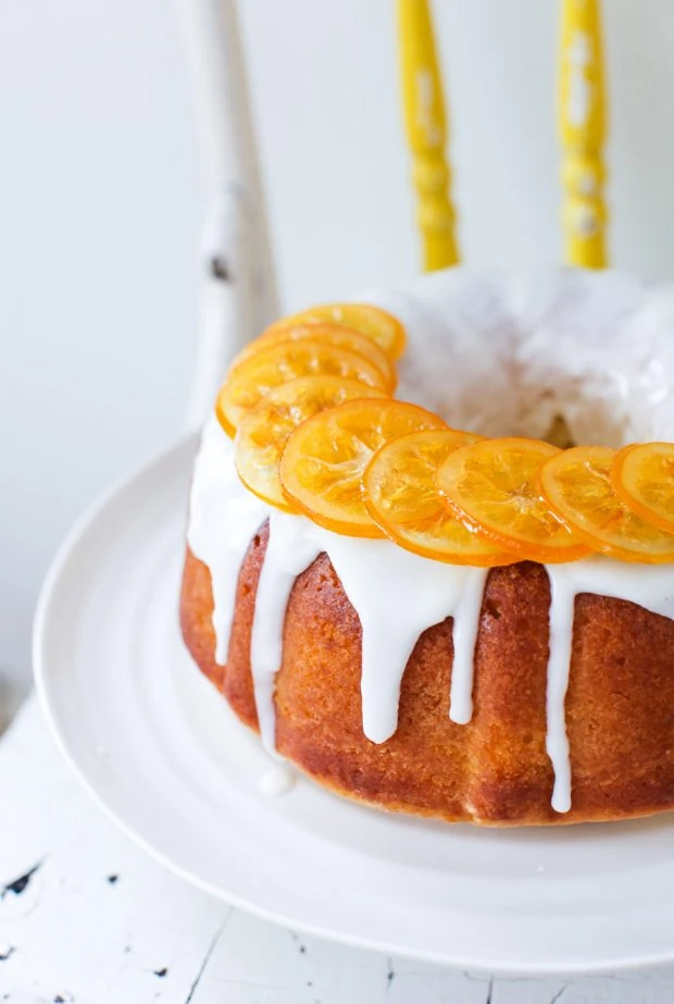 Meyer Lemon Bundt Cake with Candied Lemons by Simple Bites // FoodNouveau.com