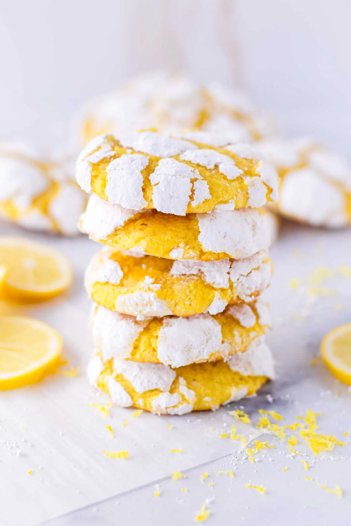 Lemon Crinkle Cookies by Cooking for my Soul // FoodNouveau.com
