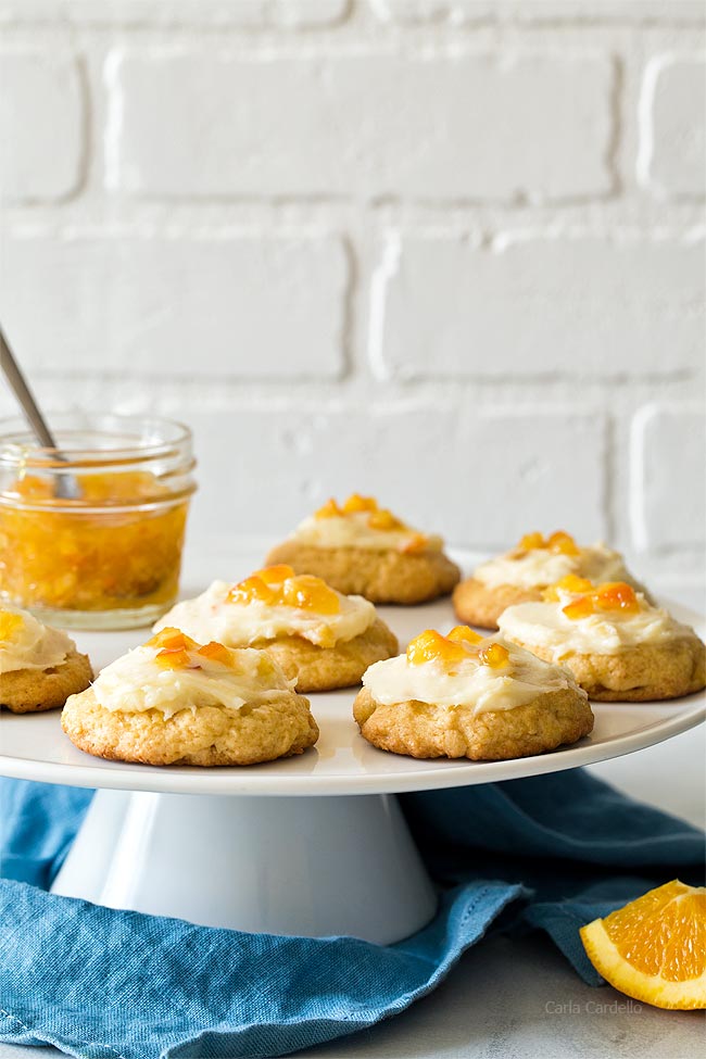 Small Batch Soft Orange Cookies by Homemade in the Kitchen, one of 35 Irresistible Orange Dessert Recipes on FoodNouveau.com