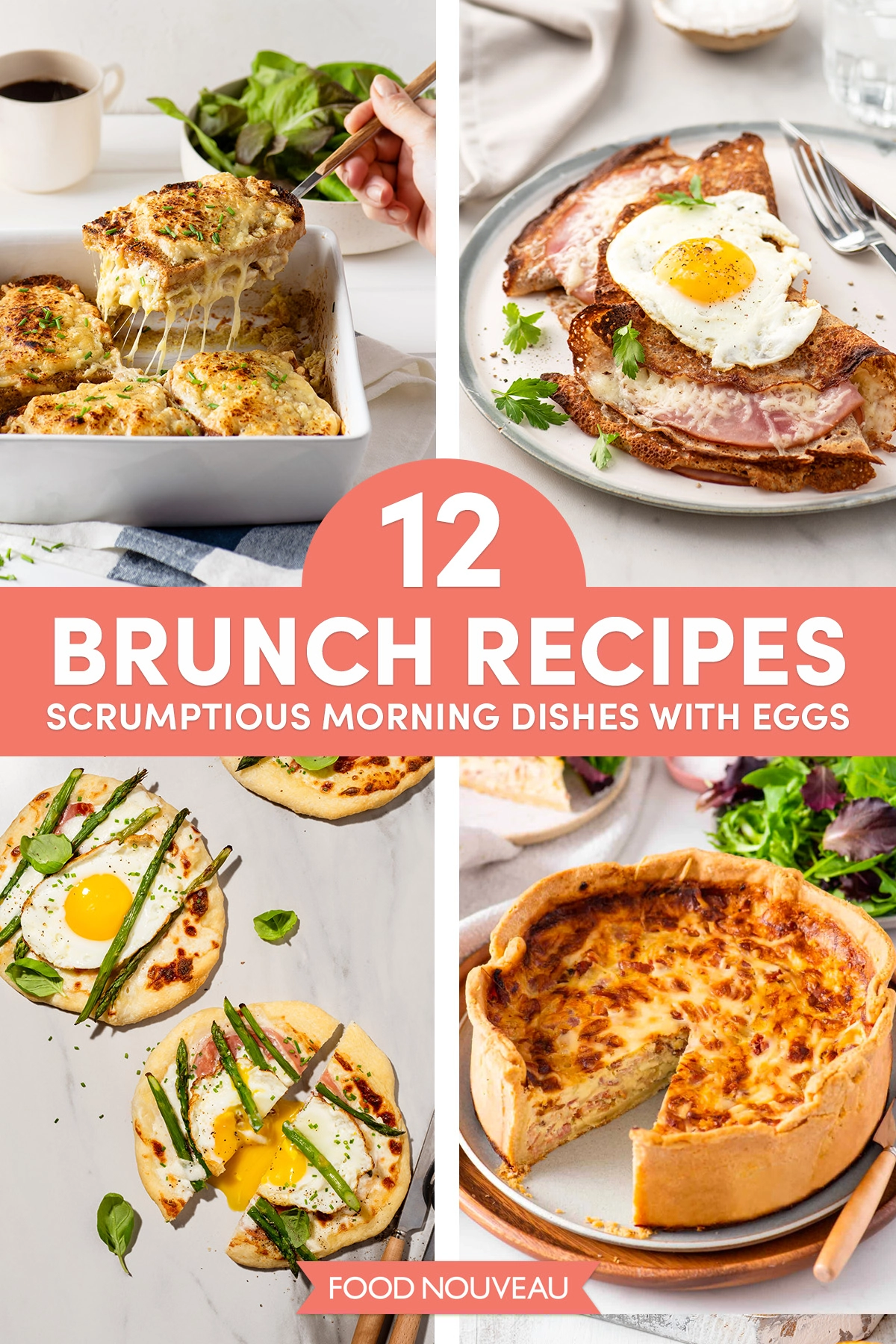 12 Scrumptious Savory Brunch Recipes with Eggs // FoodNouveau.com