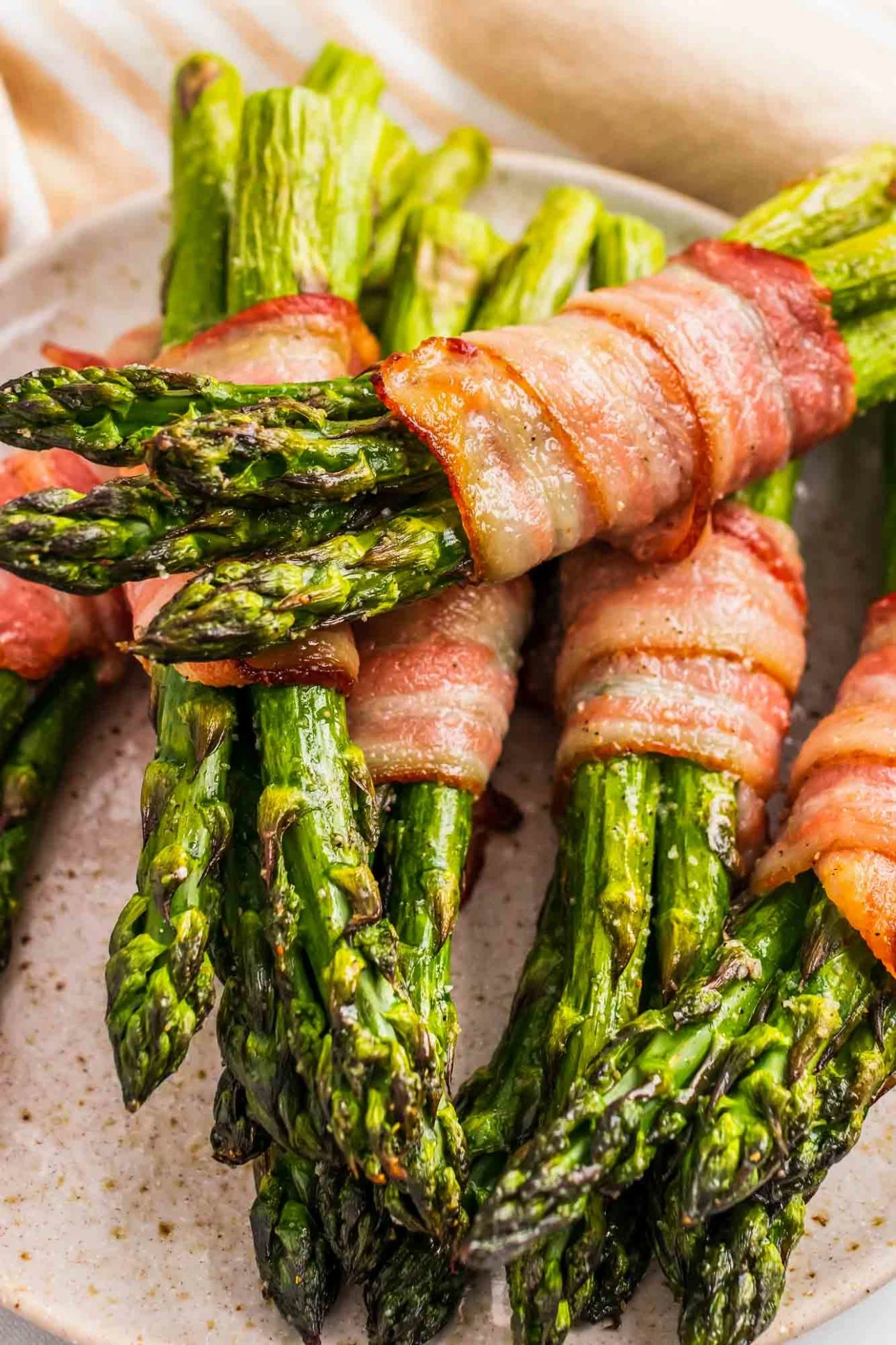 Bacon Wrapped Asparagus by Little Sunny Kitchen // FoodNouveau.com