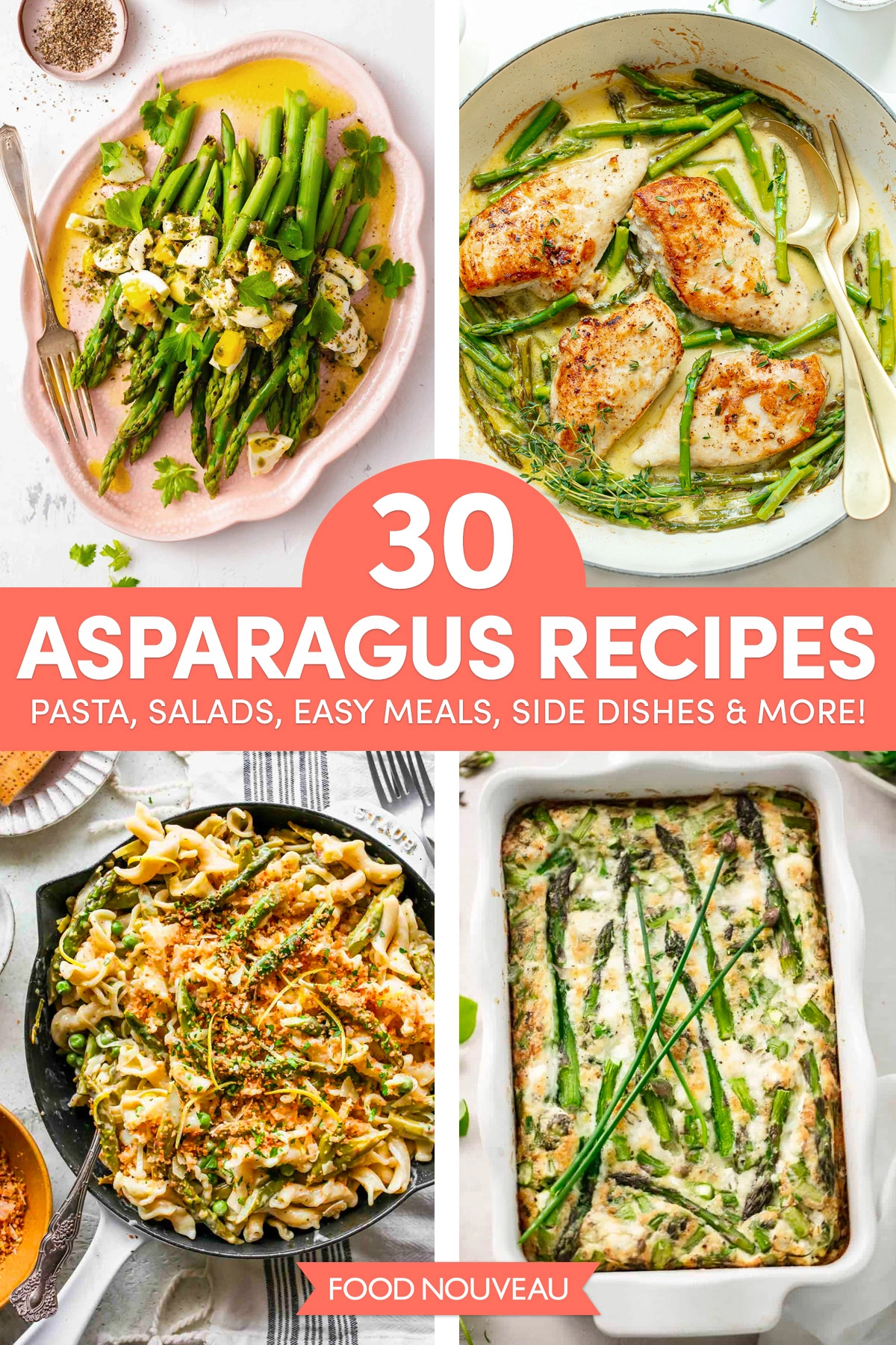30 Fresh Asparagus Recipes to Celebrate Spring // FoodNouveau.com