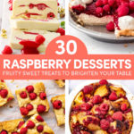 30 Raspberry Dessert Recipes and Treats to Brighten Your Table // FoodNouveau.com