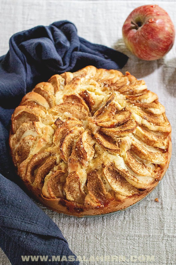 German Apple Cake (Apfelkuchen) by Masala Herb // FoodNouveau.com