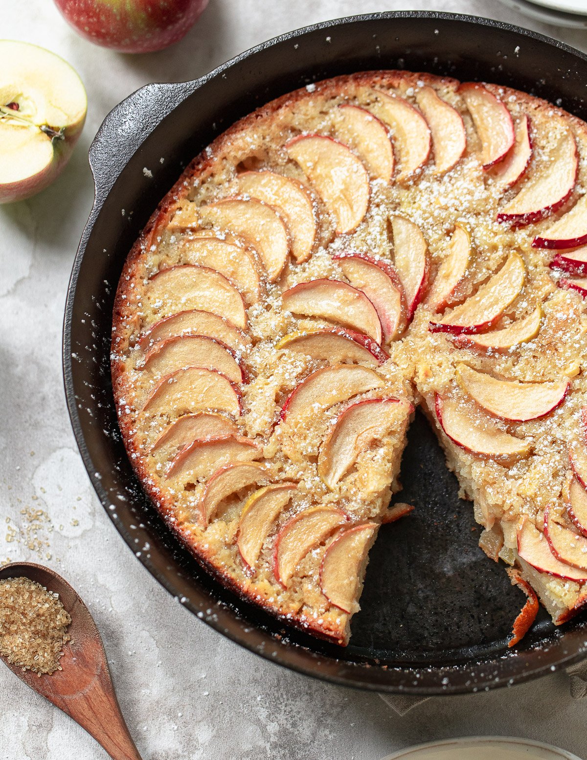 Skillet French Apple Cake by Family Style Food // FoodNouveau.com