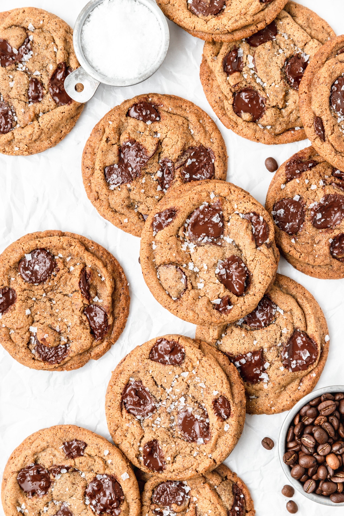 Brown Butter Espresso Chocolate Chip Cookies by Barley & Sage // FoodNouveau.com