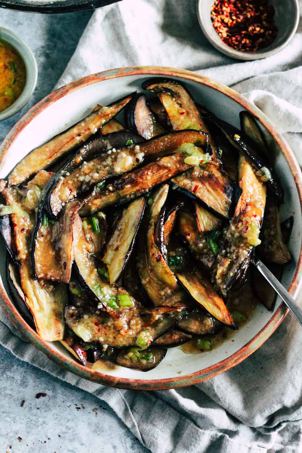 Brown Butter Miso Roasted Eggplant by Grateful Grazer // FoodNouveau.com