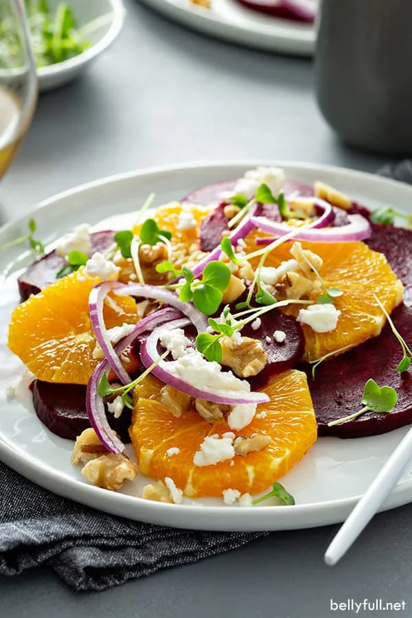 Orange Beet Salad Recipe by BellyFull // FoodNouveau.com