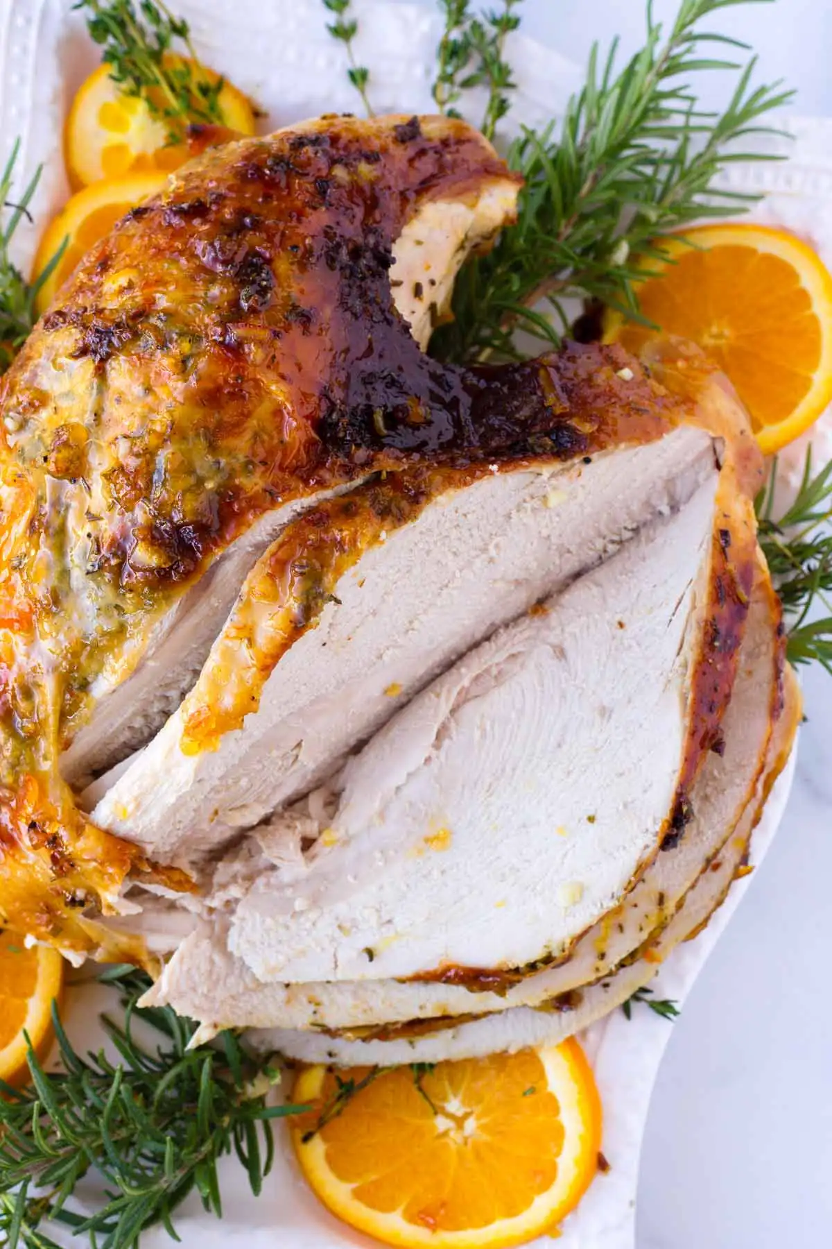 Orange-Honey Glazed Turkey Breast by Cooking for My Soul // FoodNouveau.com