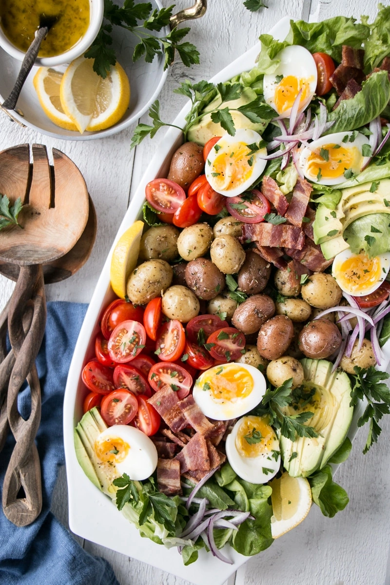 Potato Cobb Salad by My Kitchen Love // FoodNouveau.com