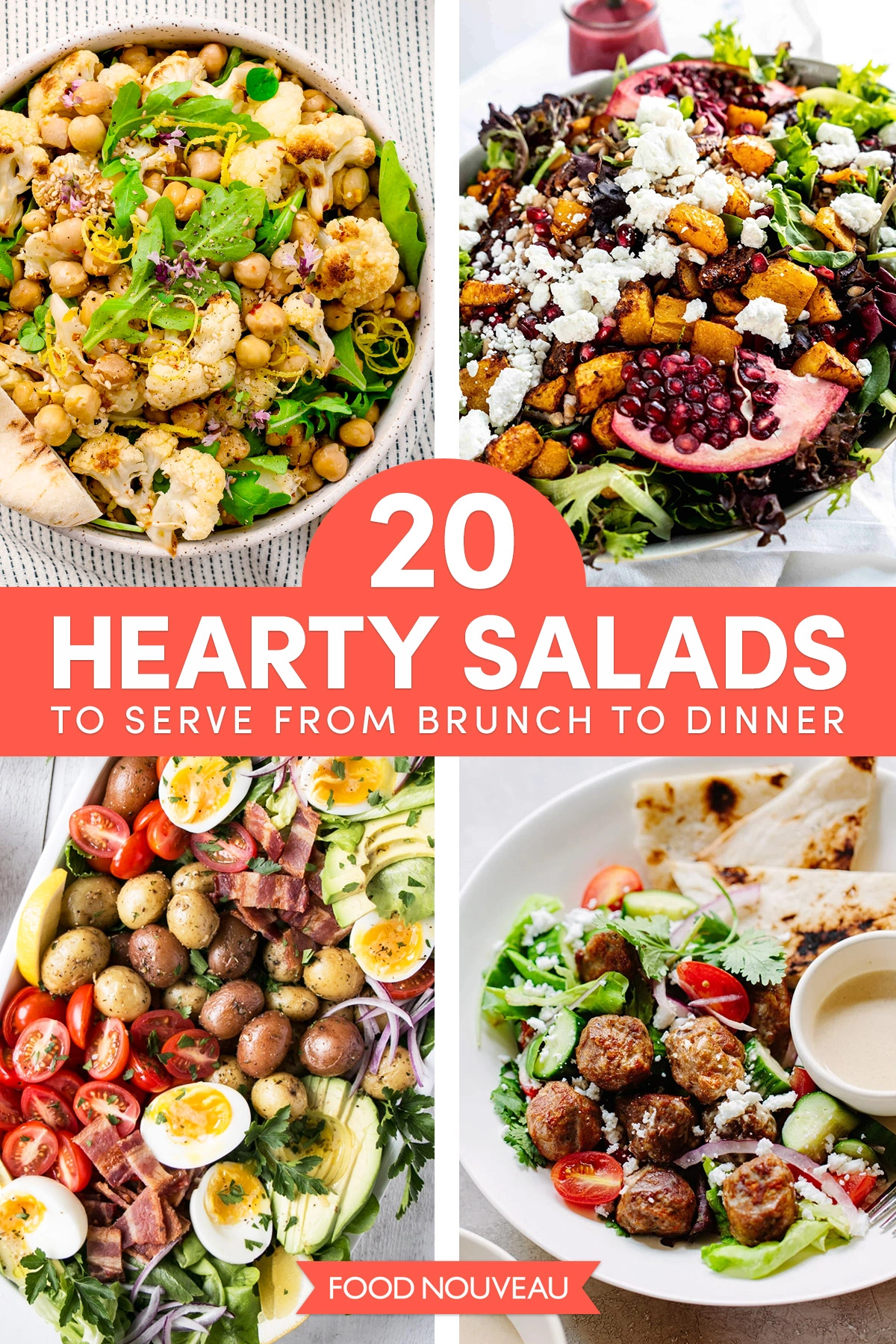 20 Healthy and Hearty Salads To Keep Your Energy Levels Up // FoodNouveau.com