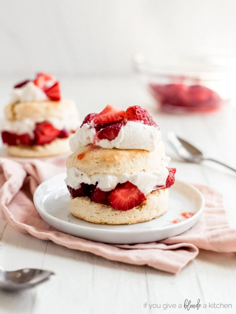 Strawberry Shortcake by If You Give a Blonde a Kitchen // FoodNouveau.com