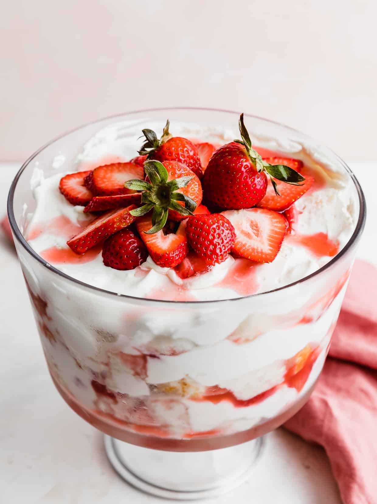 Strawberry Shortcake Trifle by Salt & Baker // FoodNouveau.com