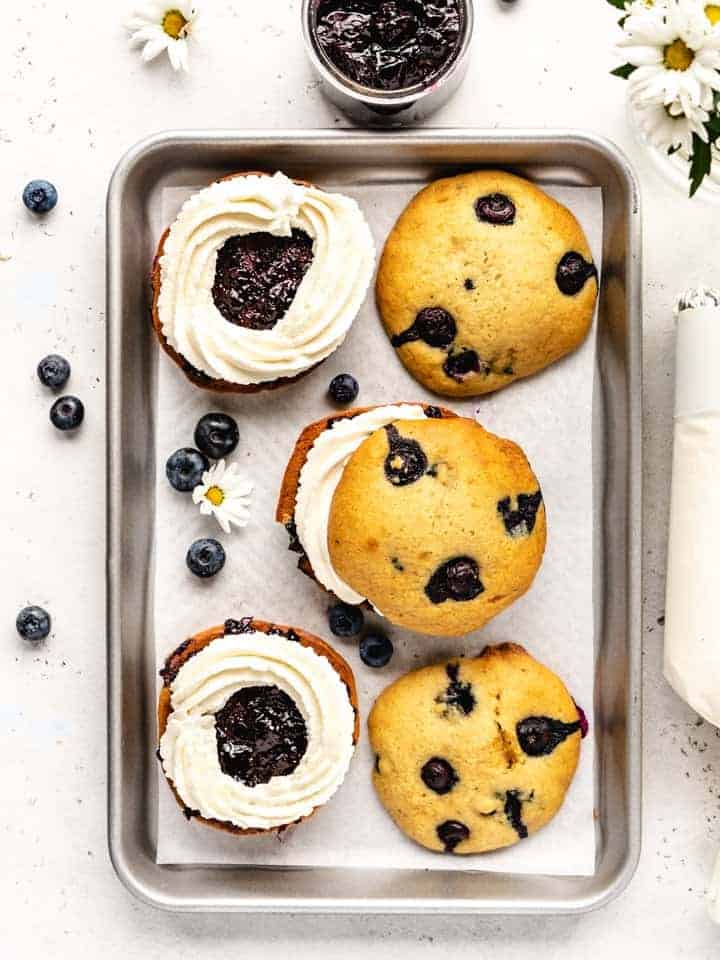 Blueberry Whoopie Pies by Kickass Baker // FoodNouveau.com