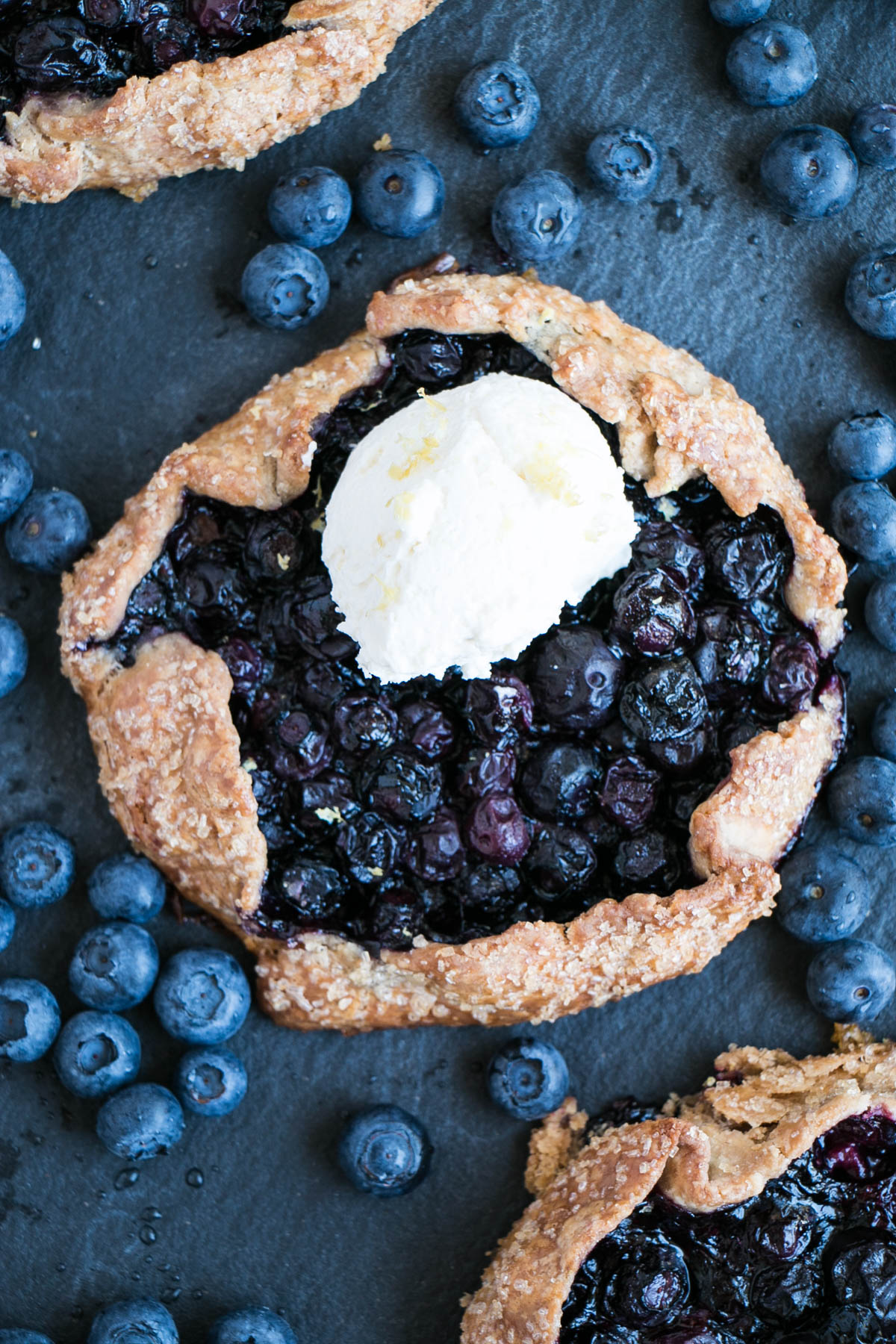 Blueberry Galette by My Kitchen Love // FoodNouveau.com
