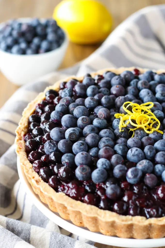 Blueberry Tart by Liv for Cake // FoodNouveau.com