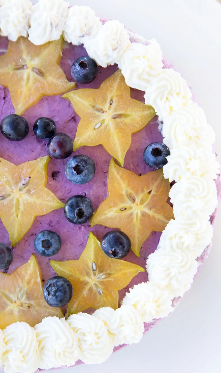 Blueberry Cream Pie by Ask Chef Dennis // FoodNouveau.com