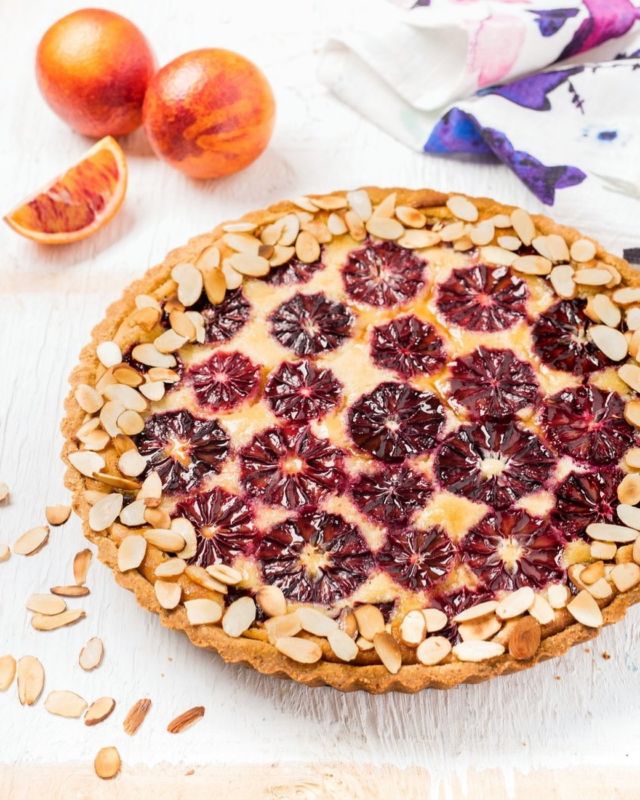 How’s your Saturday going? Mine has me daydreaming about all the desserts and treats I could/need to make before blood orange season is over. Tik, tok, the clock is ticking! ⏰
.
The plan is to make my Blood Orange Frangipane Tart tomorrow. This tart has got to be the most dramatic dessert I make with the ruby red citrus fruit! The combination of the crunchy crust, nutty filling, and juicy, sweet-tart blood orange topping is truly memorable ❤️
.
If you’d like to make this tart too, grab a copy of my cookbook, #SimplyCitrus! In it, you’ll find the recipe for my Blood Orange Frangipane Tart and 60+ more recipes for the citrus lovers in your life. Click the link in my profile to treat yourself! 🤗