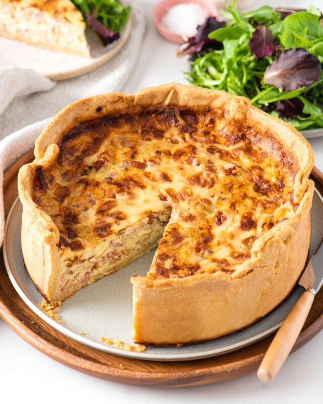 CLASSIC QUICHE LORAINE 🇫🇷​​​​​​​​
.​​​​​​​​
I believe no other savory pie is more elegant and spectacular than classic Quiche Lorraine! Making that classic bistro dish at home allows me to travel back to Paris on a dime. Serving a generous slice of Quiche Lorraine with a lightly dressed green salad (and an optional glass of wine!) is as French as it gets.​​​​​​​​
.​​​​​​​​
I’m happy to share my go-to recipe for this rustic French dish,  which includes my foolproof shortcrust pastry recipe! Making shortcrust pastry from scratch is a game changer, and coming up with my easy formula to make it in the food processor is actually what allowed me to start baking outstanding quiches ✨ You can do it too! 💪🏼​​​​​​​​
.​​​​​​​​
Click the link in my profile to get my recipe and all my tips to learn how to make a spectacular, deep-dish, memorable Quiche Lorraine!​​​​​​​​
.​​​​​​​​
Or copy + paste: https://foodnouveau.com/how-to-make-classic-quiche-lorraine/​​​​​​​​
As always, you can also DM me for the link 🤗
