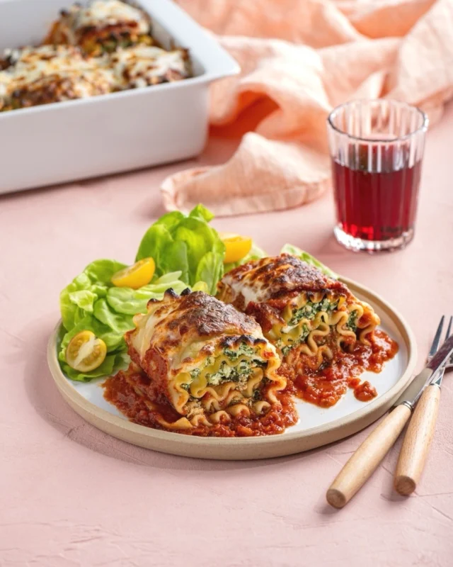 Spinach & Ricotta Lasagna Rolls 🌀
.
Lasagna rolls are the neat, weeknight-friendly version of comfort food. You get all the cozy pasta-and-cheese satisfaction, but they’re easier to portion, serve, and make ahead 🙌🏼 This is exactly the kind of dinner that saves you on busy weeks. Bake it once, reheat leftovers, and enjoy the rare feeling of being prepared.
.
I created this recipe for the cookbook “Héritage: 40e anniversaire,” currently on sale online (link in profile) and in all QC bookstores. 
.
The recipe also lives online (in French), comment RECIPE and I’ll DM you the link!
.
https://mincavi.com/blog/recettes/roules-de-lasagne-epinards-et-ricotta/
.
Client: @mincavi
Photographer: @catherinecote 📸
Recipe + Styling: Moi 💁🏼‍♀️
.
🚨 Always open to collabs with new clients! If you’d like eye-catching, festive recipes like this for your brand, slide into my DMs asap! 🚨
.
#lasagnarolls #pastalover #weeknightdinner #comfortfood #makeaheadmeals