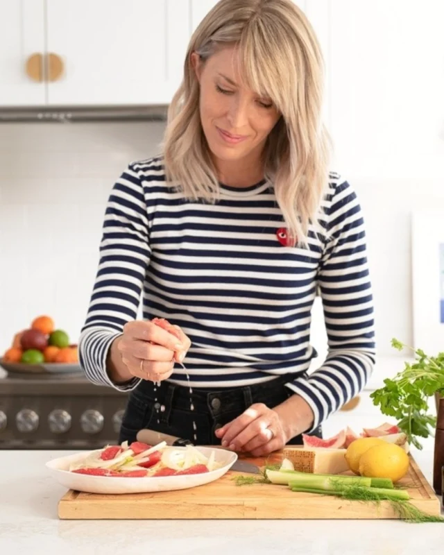 There are two kinds of people: those who politely use a citrus juicer and those who fully commit and end up with sticky hands and a smile. I’m obviously the second type 😌😇 These photos are me making a very Sicilian-ish salad that I riff on all the time—bright citrus, fennel, a good drizzle of olive oil, and just enough salt and pepper to make everything bright and delicious.
.
The salad I'm making here is a variation on my Grapefruit Fennel Salad, but the idea is the same: crisp, juicy, refreshing, and ridiculously good alongside anything from grilled fish to a simple cheese-and-bread dinner. My only “rule” is to use the best citrus you can find and slice the fennel super thin (mandoline if you’ve got one), because that’s what makes it feel special without trying too hard.
.
Click the link in my profile to get my recipe for Grapefruit Fennel Salad, or comment RECIPE and I’ll DM it to you right away 💖
.
https://foodnouveau.com/grapefruit-fennel-salad/
.
#citrussalad #fennelsalad #sicilianfood #springrecipes #eatseasonal