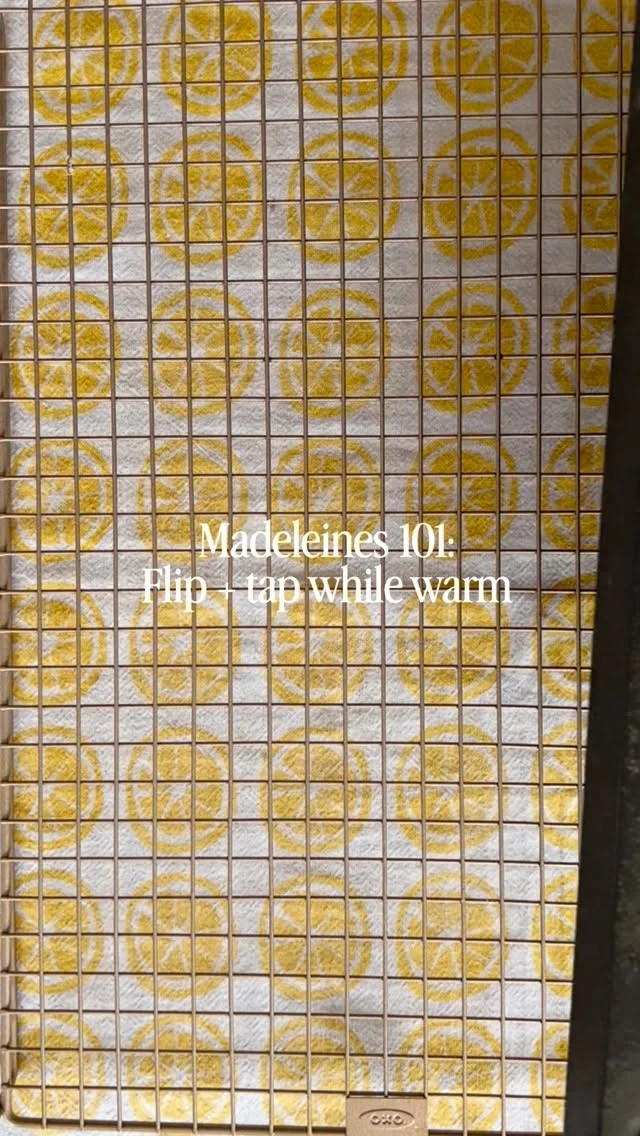 The tiny madeleine-making detail that matters: unmolding them right after they come out of the oven 🔥
.
A well-prepped pan should release the madeleines with one confident flip + tap—but don’t let them sit in the pan too long after baking. As they cool, they can start to stick, and you risk losing those beautiful shell ridges.
.

Flip, tap, admire, and taste. Obviously 😍
.
Get my recipe for classic madeleines through the link in my profile, or comment RECIPE and I’ll DM you the direct recipe link right away!
.
https://foodnouveau.com/classic-madeleines/
.
#madeleines #frenchbaking #foodasmr #oddlysatisfyingvideos #baking101