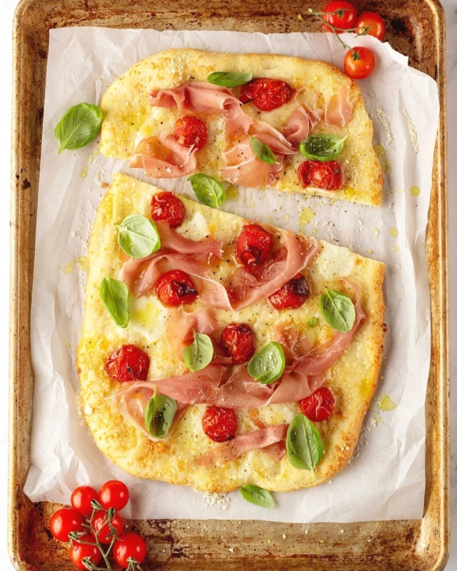 Prosciutto and Cherry Tomato Pizza ✨
.
Prosciutto on pizza is a little magic trick: you bake the crust and the base, then add the prosciutto at the end so it stays silky and delicate instead of turning into salty cardboard 😅 Add warm, blistered cherry tomatoes and a good drizzle of olive oil, and you’ve got a pizza that tastes like a summer dinner you’d happily repeat all week 😍
.
A couple of tips that make this one really shine: roast or bake the cherry tomatoes until they burst (that concentrated sweetness is everything), and let the pizza cool for a minute before adding the prosciutto so the heat doesn’t “cook” it. Finish with fresh basil or arugula if you’ve got it, plus black pepper, and don’t skip the extra drizzle of olive oil 👌🏼
.
Click the link in my profile to get my recipe for Prosciutto and Cherry Tomato Pizza, or comment RECIPE and I’ll DM it to you right away ❤️
.
https://foodnouveau.com/prosciutto-and-cherry-tomato-pizza/

.
#homemadepizza #prosciutto #cherrytomatoes #pizzanight #italianfoodathome