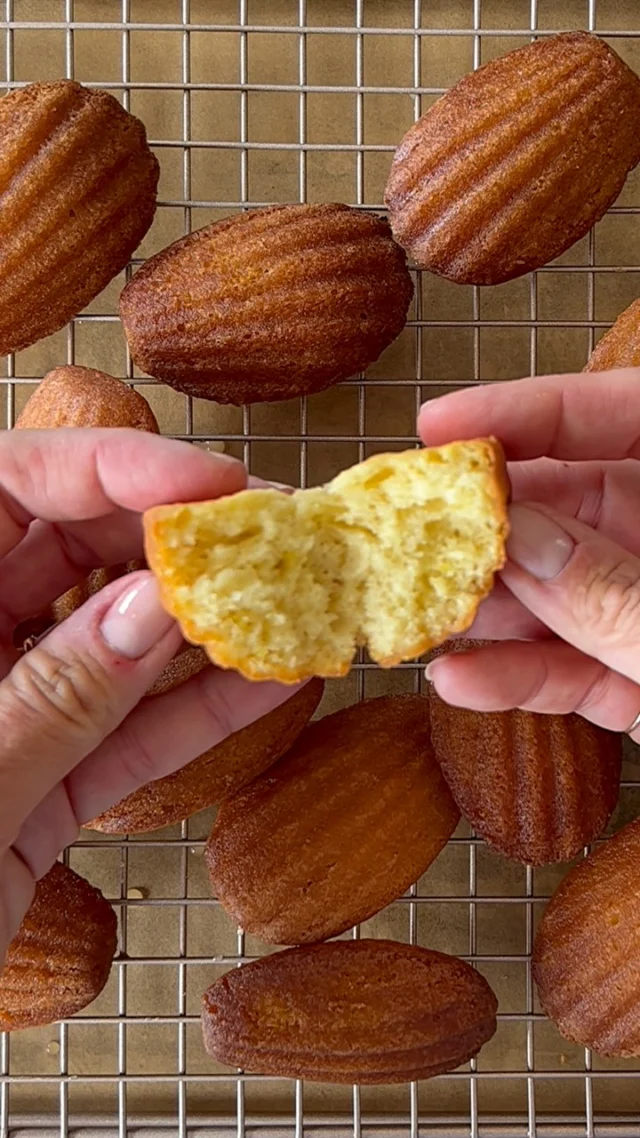 Madeleine pans are beautiful. They are also very committed to holding on to your cakes if you don’t prep them properly 😬
.
My go-to method: soft butter brushed into every shell, a light dusting of flour, then a good tap to remove the excess. Simple, but it makes a real difference when you want those pretty little ridges to pop right out ✨
.
Get my tips and recipe for making perfect Classic Madeleines through the link in my profile, or comment RECIPE and I’ll DM you the direct link right away!
.
https://foodnouveau.com/classic-madeleines/
.
#madeleines #bakingtips #frenchbaking #homemadebaking #frenchdessert