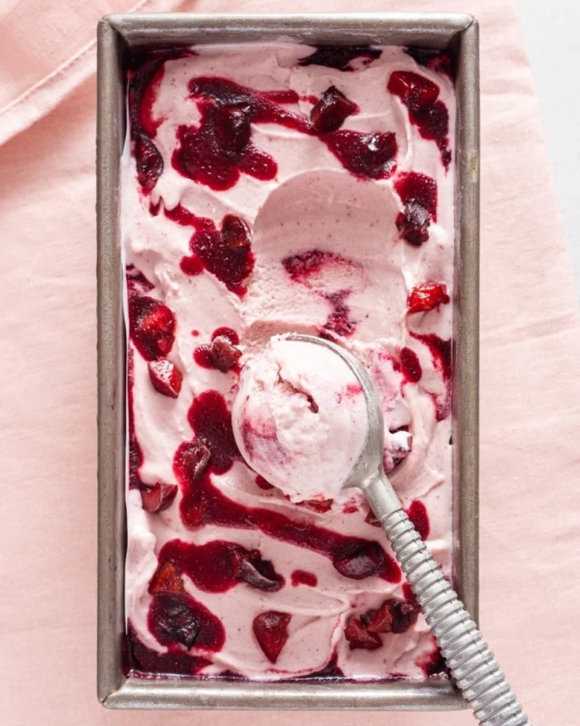 Cherry gelato is pure summer fruit drama: deep color, juicy cherry flavor, and that silky gelato texture that makes the whole thing worth the pit-stained fingers 🍒 It’s a beautiful recipe to make when cherries are at their peak, and you want something more special than simply eating them over the sink 😏
.
Fresh cherries are wonderful here, but the real secret is giving the base enough time to chill before churning. Gelato rewards patience: a properly cold base gives you a smoother texture and a better scoop, especially with fruit flavors 👌🏼
.
Click the link in my profile to get my recipe for Cherry Gelato, or comment RECIPE and I’ll DM it to you right away ❤️
https://foodnouveau.com/cherry-gelato/
.
If you’ve never made gelato before, I’ve got you covered: my Gelato Masterclass is FREE on YouTube! The class has been watched over 700,000 times + received thousands of likes and kind comments. That many people can’t be wrong!
🎥 Watch it now at youtube.com/foodnouveau
.
#cherrygelato #gelato #cherrydessert #summerdessert #homemadeicecream