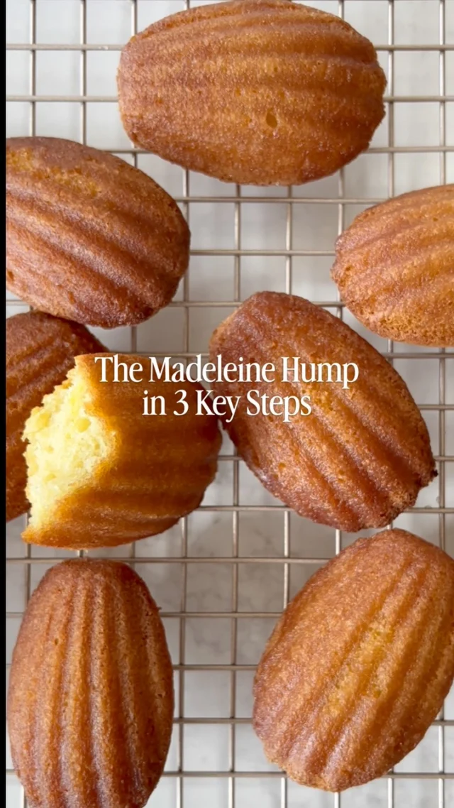 That signature madeleine hump starts with a temperature shock ⚡️
.
A freezing-cold metal pan, cold batter, and a very hot oven give classic madeleines the strongest rise. It is a simple sequence, but skipping the chilling steps usually means flatter cakes 😔
.
Get my Classic Madeleines recipe (and all my tips to make the humpiest tiny cakes!) through the link in my profile, or copy + paste in a browser: https://foodnouveau.com/classic-madeleines/
.
Comment RECIPE and I’ll DM you the direct link right away!
.
#madeleines #frenchbaking #bakingtips #frenchdessert #baking101