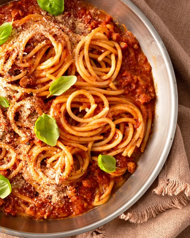 Bucatini + guanciale + tomato + Pecorino = Roman cooking at its best 🍝 Amatriciana uses a short ingredient list, which means every ingredient earns its spot, and tracking down guanciale (instead of using pancetta) really does make a difference ✨
.
This pasta dish lands on the table in under 30 minutes, making it one of my favorite ways to cook on a regular weeknight. Bucatini is delightfully messy to eat, so maybe don’t wear white 🤭 The sauce has an impressive talent for reaching places you didn’t invite it 😉
.
Click the link in my profile to get my recipe for Bucatini all’Amatriciana, or comment RECIPE and I’ll DM it to you right away 🍝
.
https://foodnouveau.com/amatriciana/
.
#amatriciana #bucatini #romanfood #pastarecipe #italianfood

Bucatini All'Amatriciana: https://foodnouveau.com/amatriciana/
