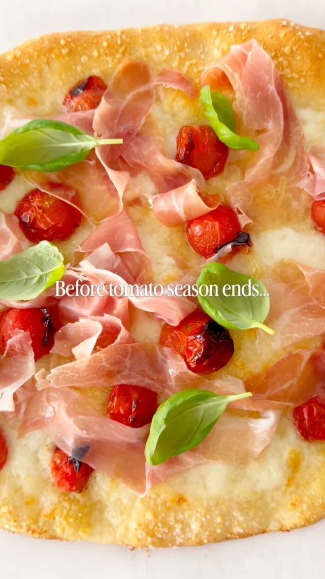 Before tomato season ends, I’m putting the ripest ones on pizza 😏
.
This is my late-summer pizza deadline reminder! ⏰ Roman-style dough bakes up thin and crisp, which makes it such a good base for juicy cherry tomatoes and salty prosciutto. Get my recipe for Roman-Style Pizza and topping ideas through the link in my profile, or copy + paste in a browser: https://foodnouveau.com/roman-style-pizza-from-scratch/
.
Comment PIZZA and I’ll DM you the direct link right away!
.
#tomatopizza #romanpizza #latesummerrecipes #pizzanight #cherrytomatoes