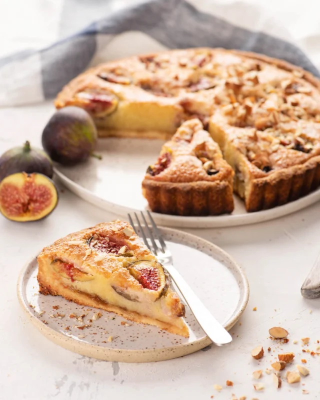If I spot a good box of figs, there’s a very strong chance it’s coming home with me 💜 This tart brings them front and center, with a supporting cast of honey-sweetened almond frangipane and a buttery press-in crust.
.
I dip the figs in warm honey before arranging them over the filling, so there’s no need for a separate roasting step. It’s the kind of tart I love bringing to the table whole, then cutting only after everyone has had a chance to admire it 😏 Who else has a soft spot for figs?
.
Click the link in my profile to get my recipe for Honeyed Fig Frangipane Tart, or comment RECIPE and I’ll DM it to you right away!
.
https://foodnouveau.com/honey-fig-frangipane-tart/
.
#figtart #frangipane #figrecipes #frenchbaking #falldesserts